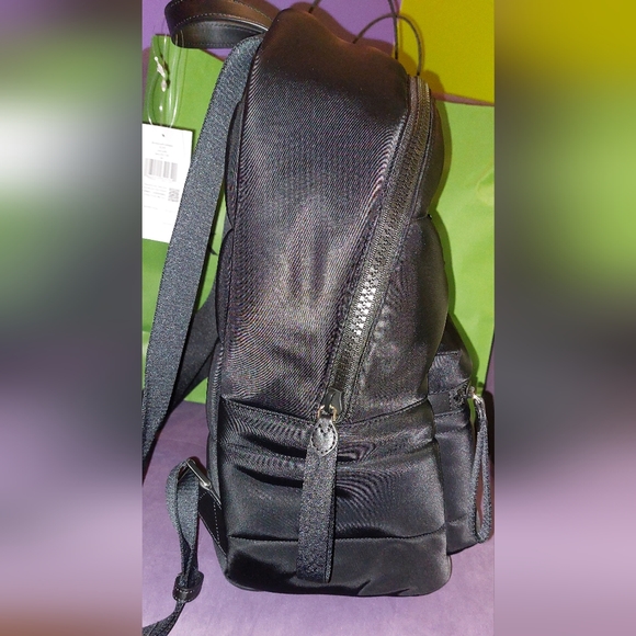 Kate Spade Ella Puffy Backpack in Black - Picture 3 of 8